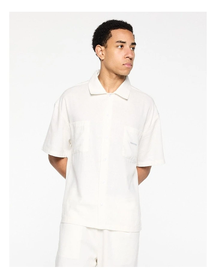 Linen Summer Shirt - White image 2