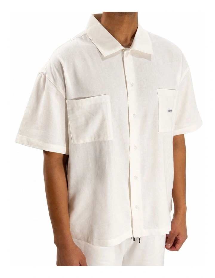 Linen Summer Shirt - White image 2