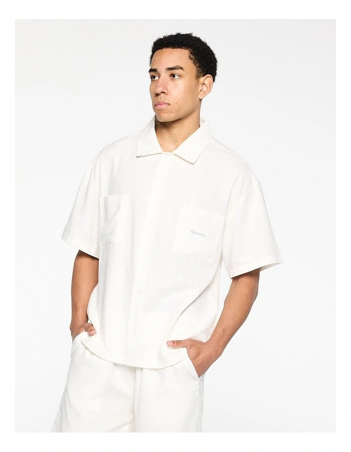 Linen Summer Shirt - White image 4