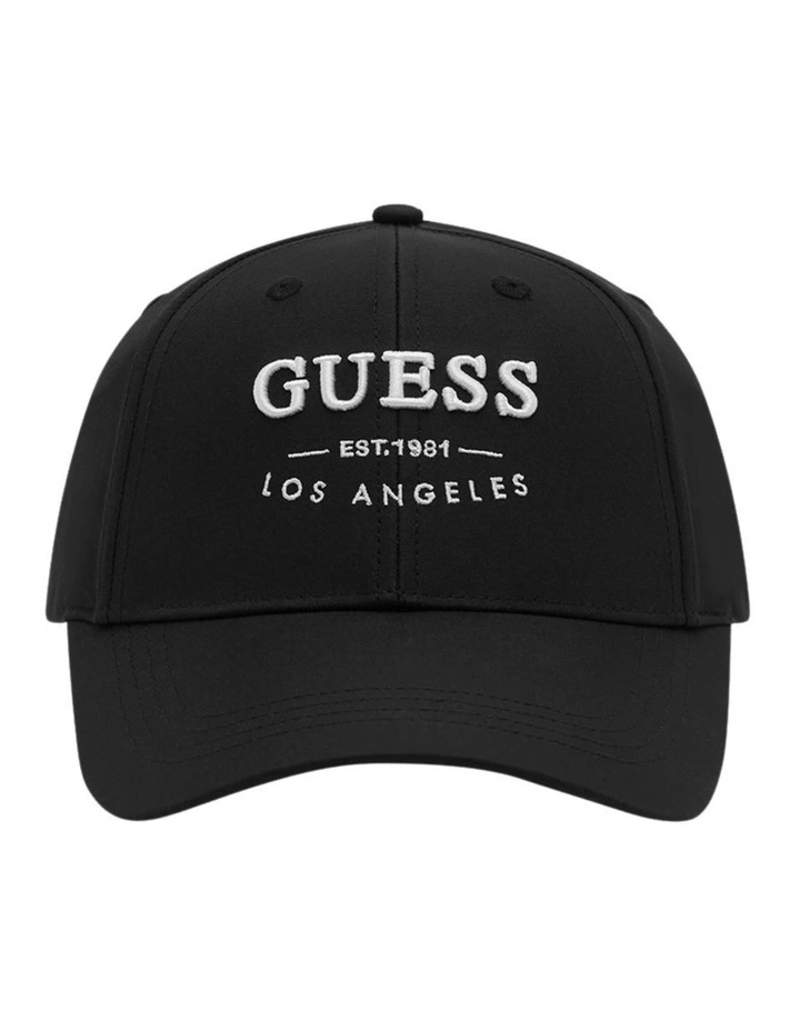Baseball Cap in Black Logo image 1