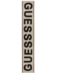 Scarf in Beige Logo