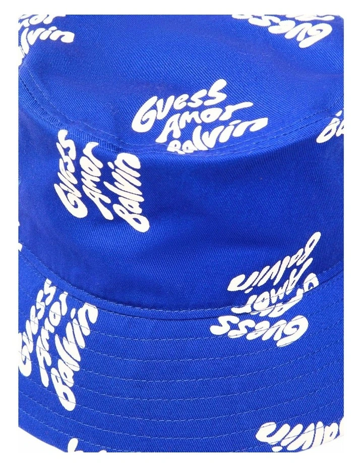 J Balvin Bucket Hat in Blue image 3
