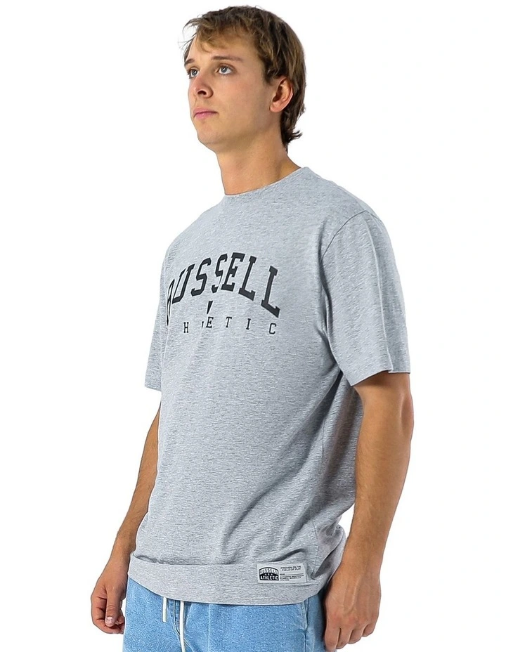 Thick And Thin Mens Tee - Grey Marle image 3