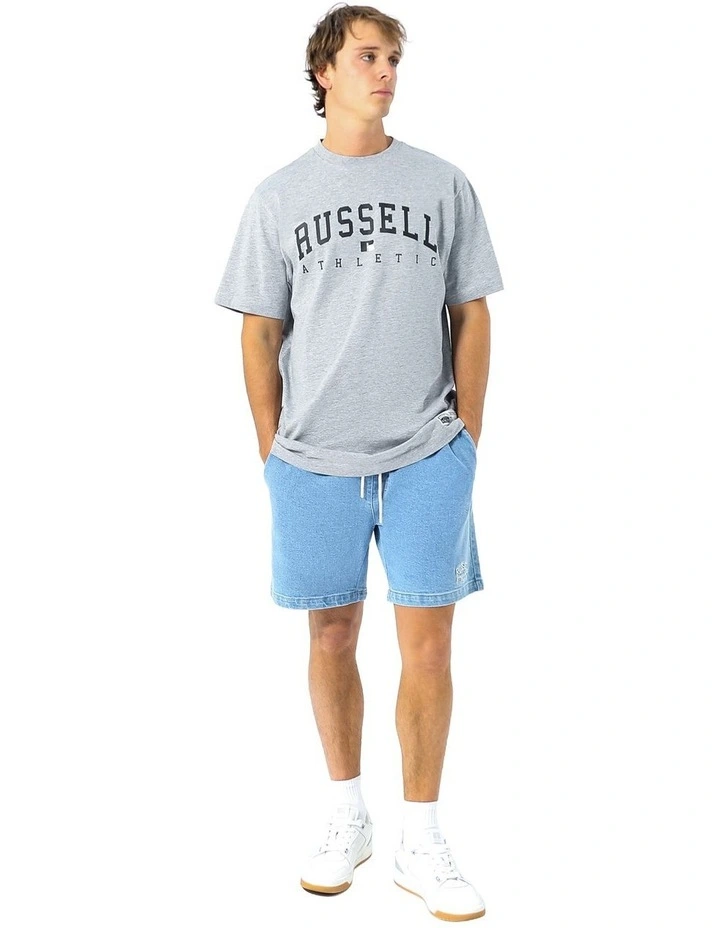 Thick And Thin Mens Tee - Grey Marle image 5