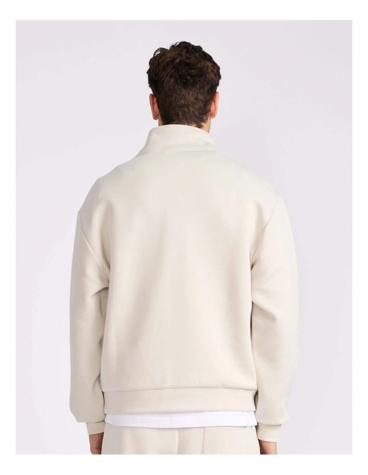 R Tech Leisure Men's Quarter Zip - White Sand image 2