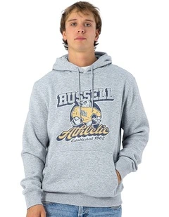 Mens Mascot Hoodie - Grey Marle