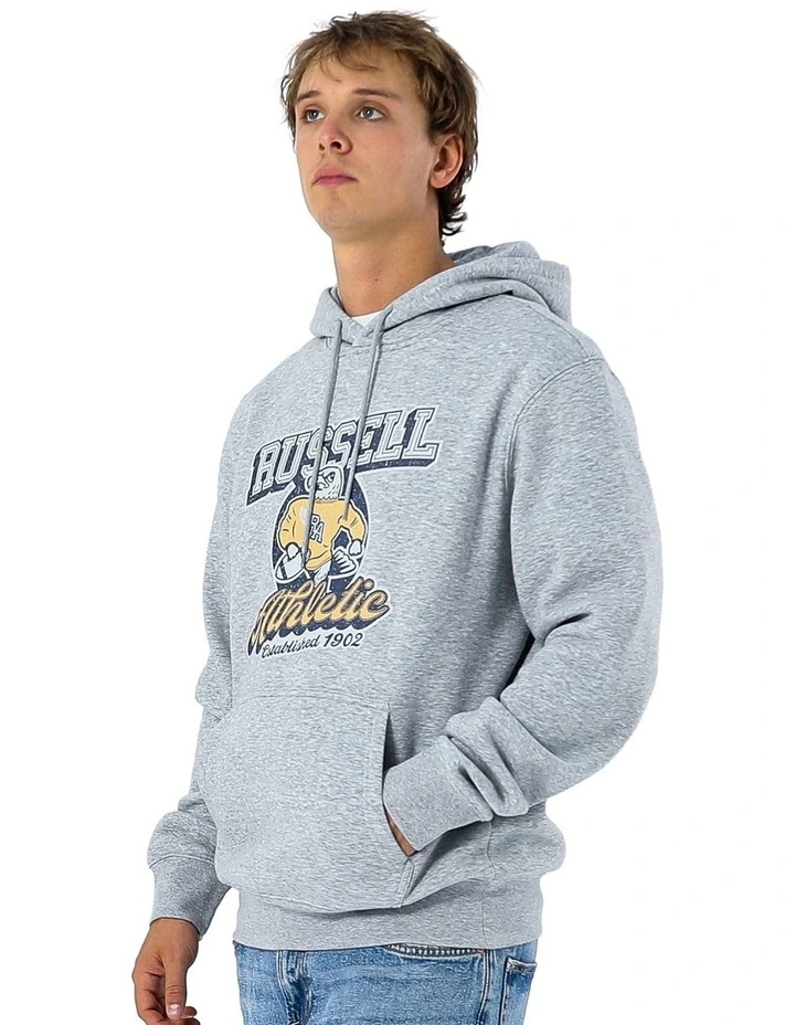 Mens Mascot Hoodie - Grey Marle image 3