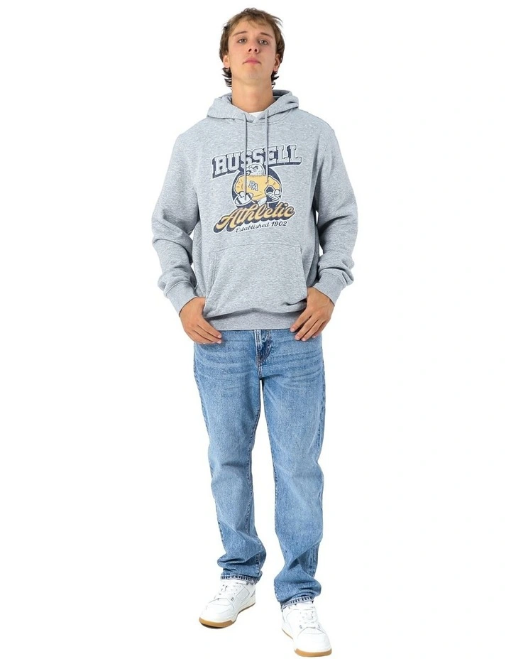 Mens Mascot Hoodie - Grey Marle image 5