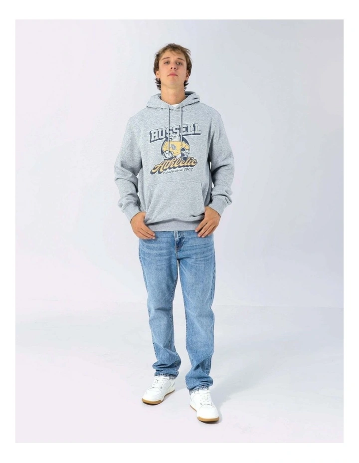 Mens Mascot Hoodie - Grey Marle image 6