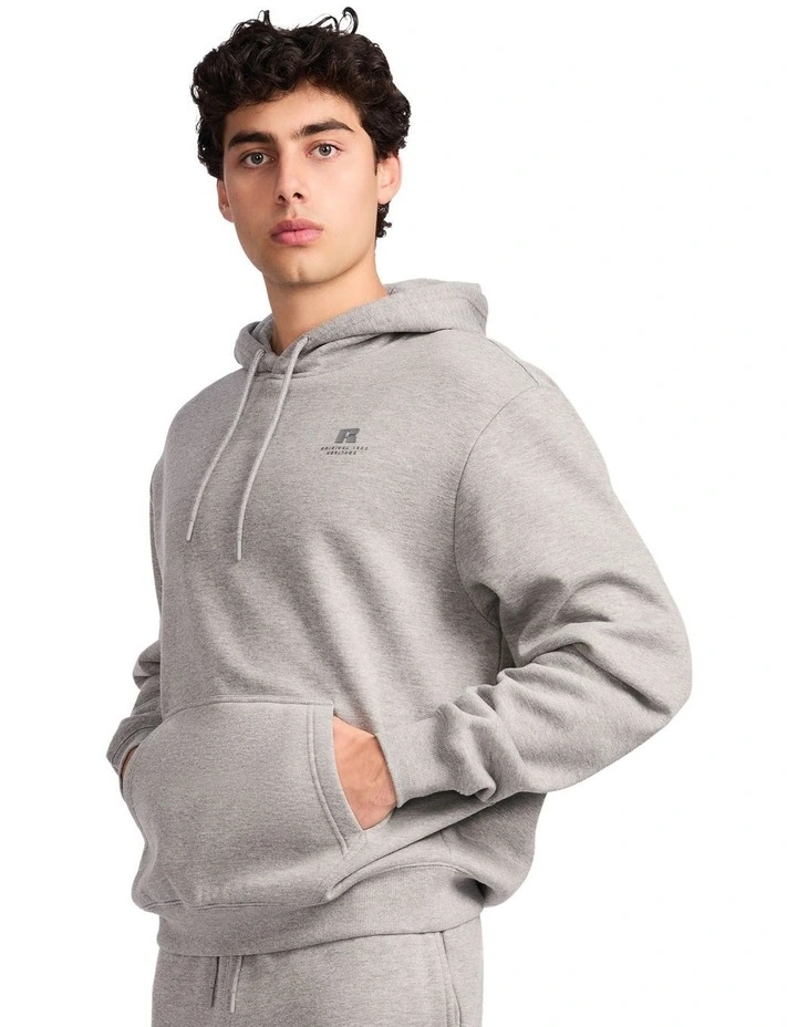 Brooklyn Men's Hoodie - Mid Grey Marle image 3