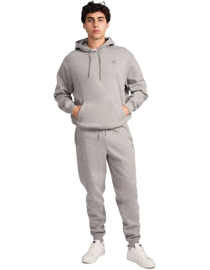 Brooklyn Men's Hoodie - Mid Grey Marle image 4