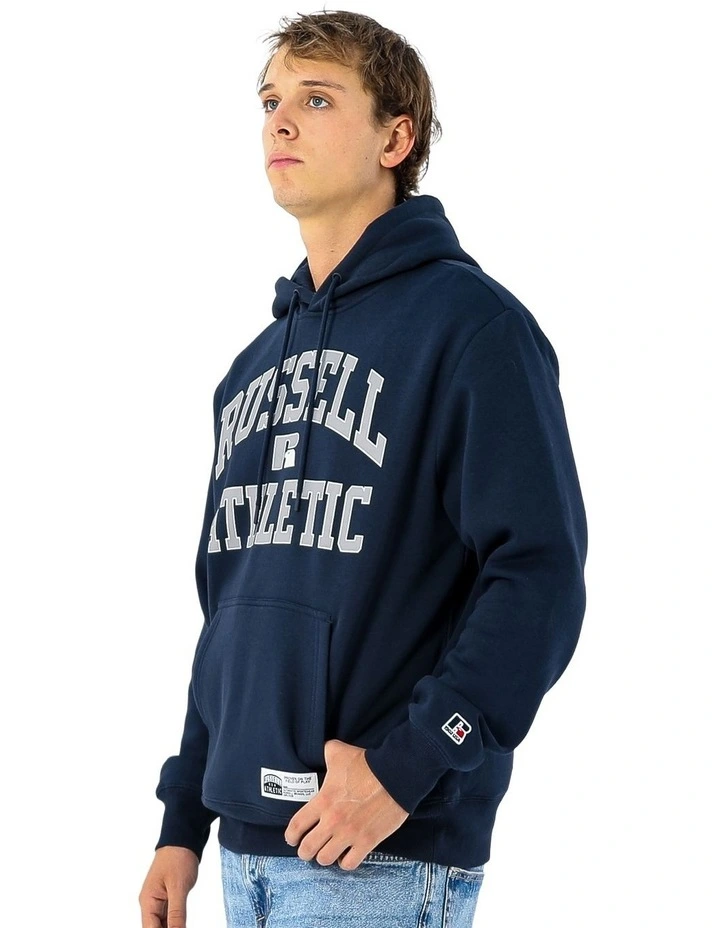 Mens Eagle Arch Two Tone Hoodie - Michigan Navy image 3