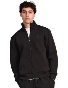 R Tech Leisure Men's Track Jacket - Black