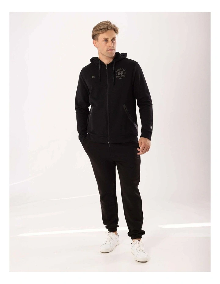 Men's R-Tech Zip Thru Hoodie - Black image 4