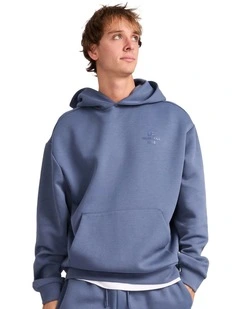 R Tech Leisure Mens Hoodie - Denim Blue