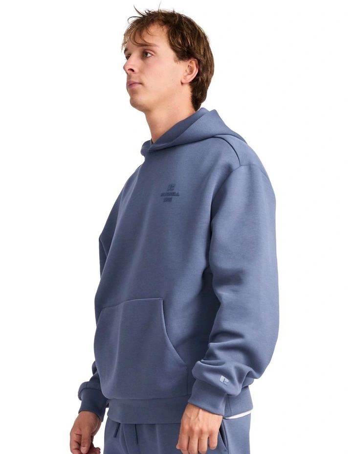 R Tech Leisure Mens Hoodie - Denim Blue image 2
