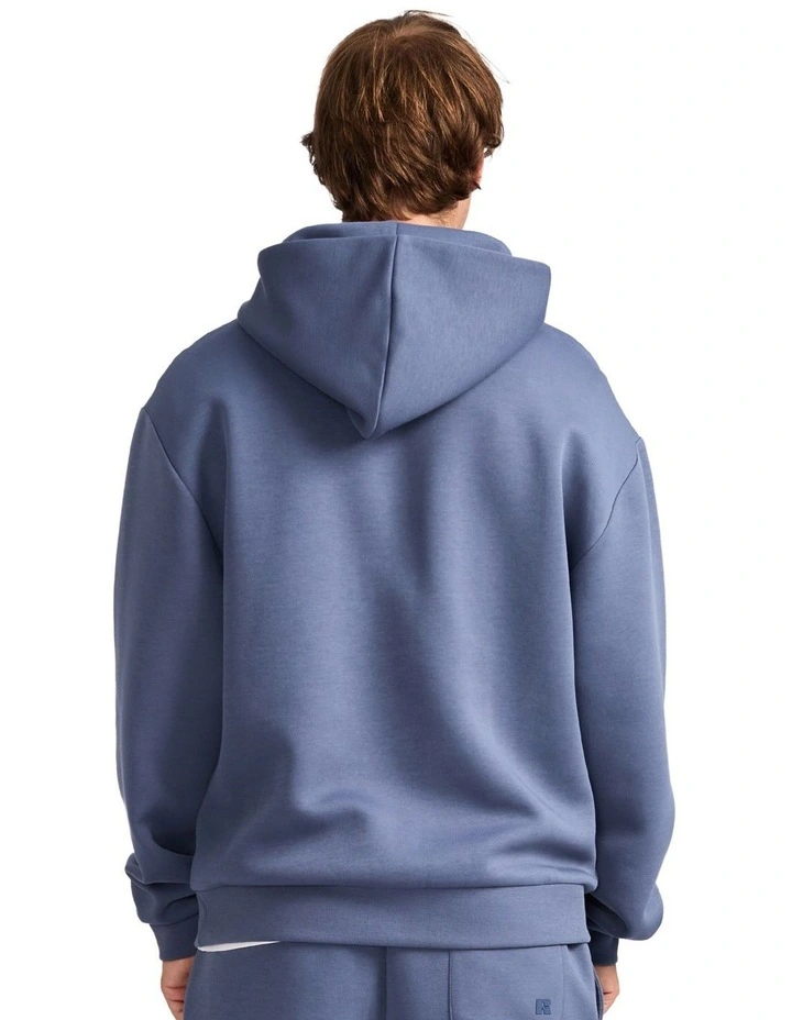 R Tech Leisure Mens Hoodie - Denim Blue image 3