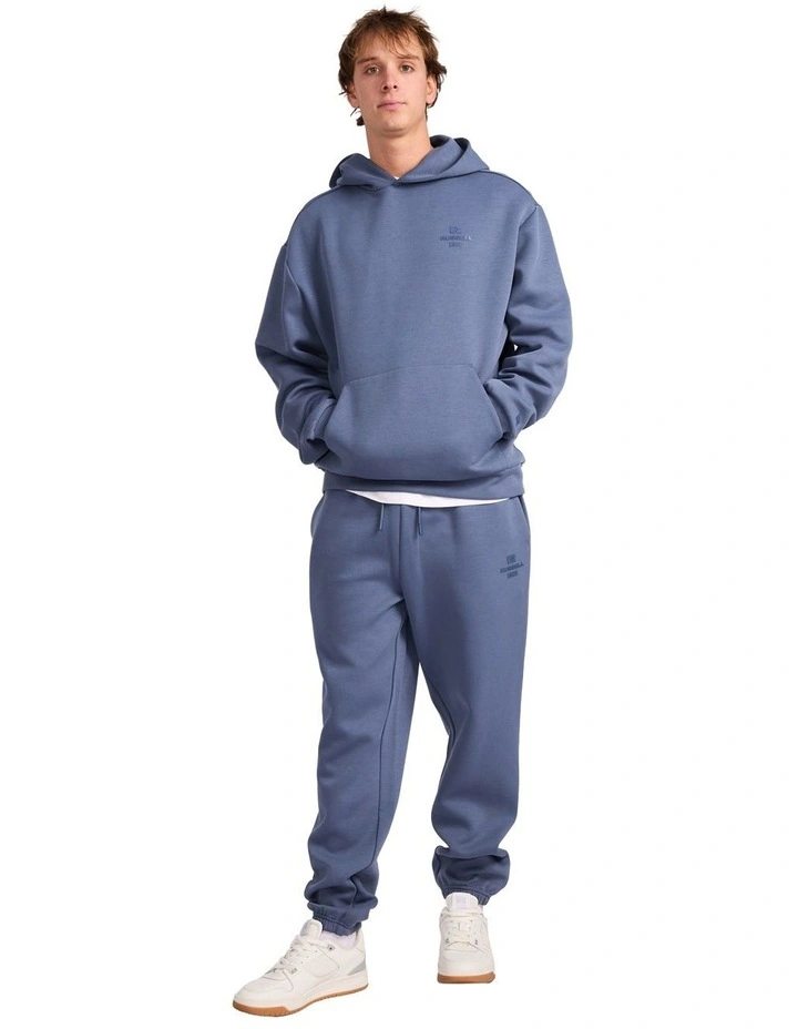 R Tech Leisure Mens Hoodie - Denim Blue image 5
