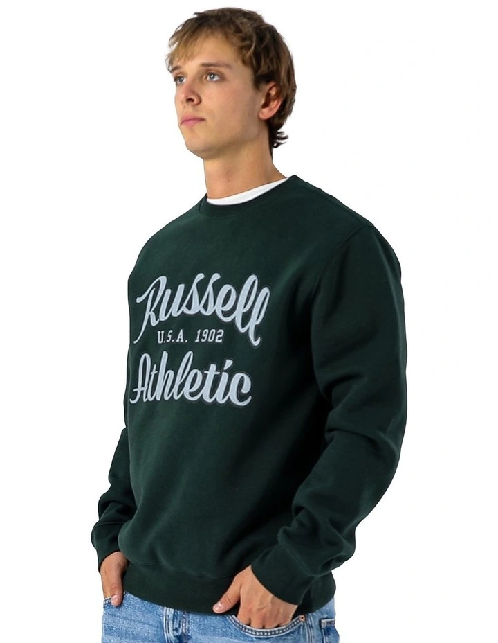 Script Arch Mens Crew - Dark Forest image 2