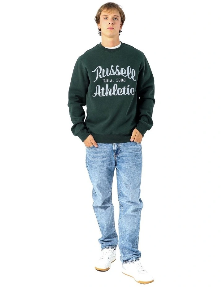 Script Arch Mens Crew - Dark Forest image 5