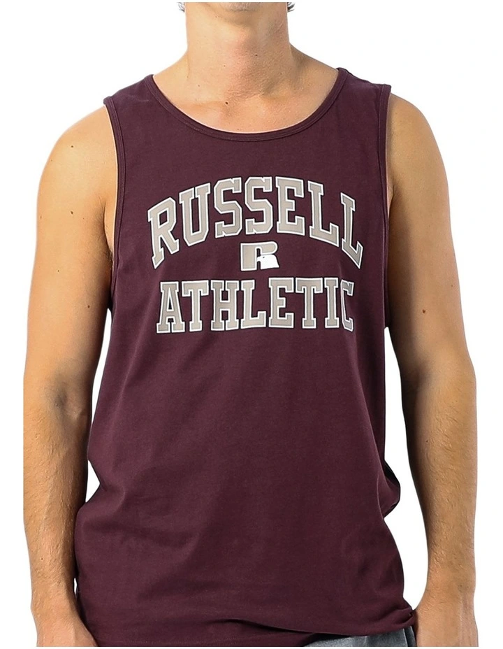 Eagle Arch Men's Singlet - Plum Wine image 4