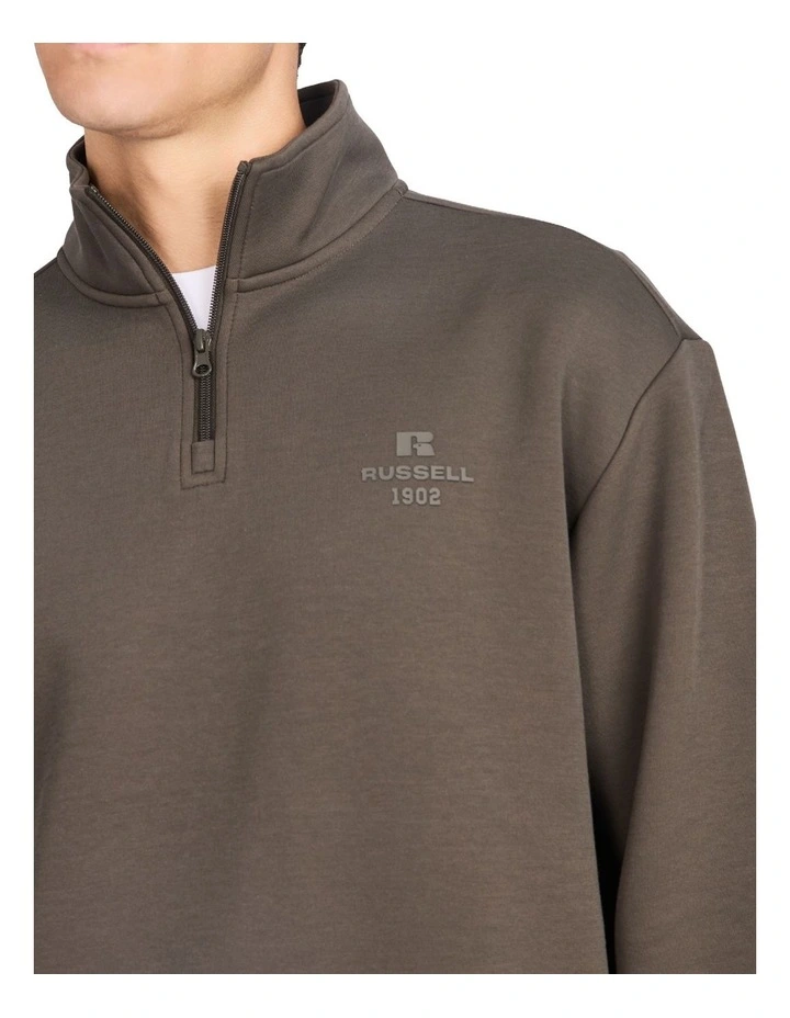 R Tech Leisure Men's Quarter Zip - Military image 5