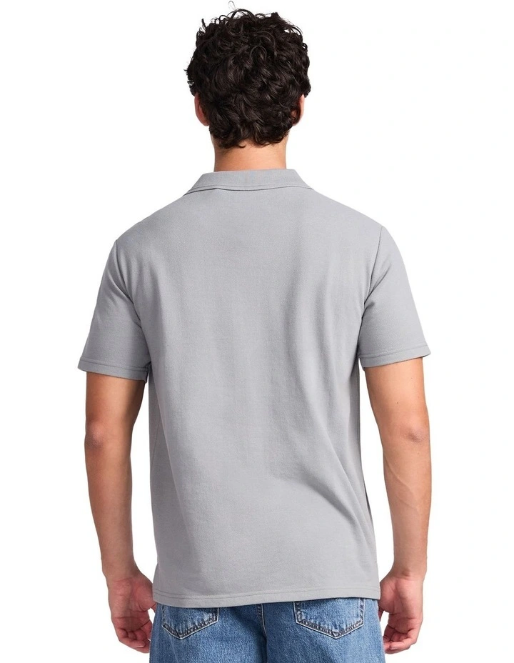 Brooklyn Pique Men's Polo - Ash image 2