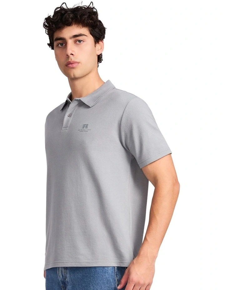 Brooklyn Pique Men's Polo - Ash image 3