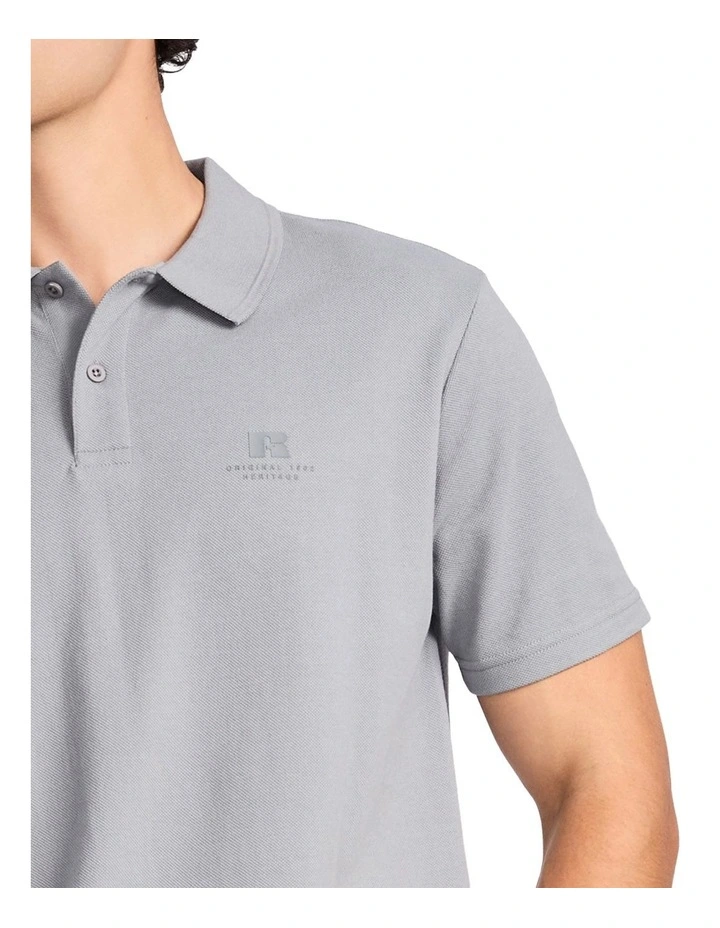 Brooklyn Pique Men's Polo - Ash image 5