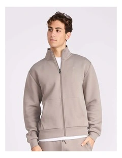 R Tech Leisure Men's Track Jacket - Putty