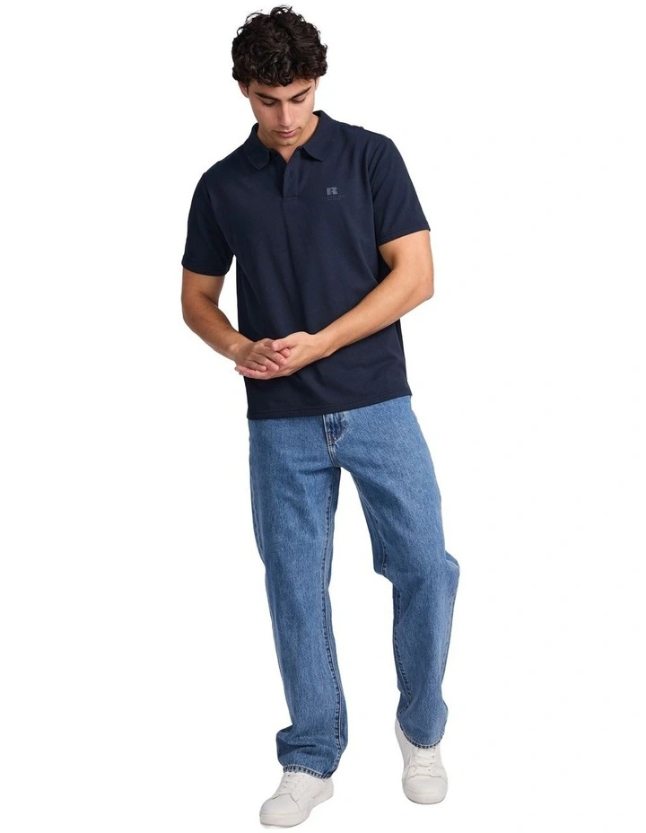 Brooklyn Pique Men's Polo - Michigan Navy image 4