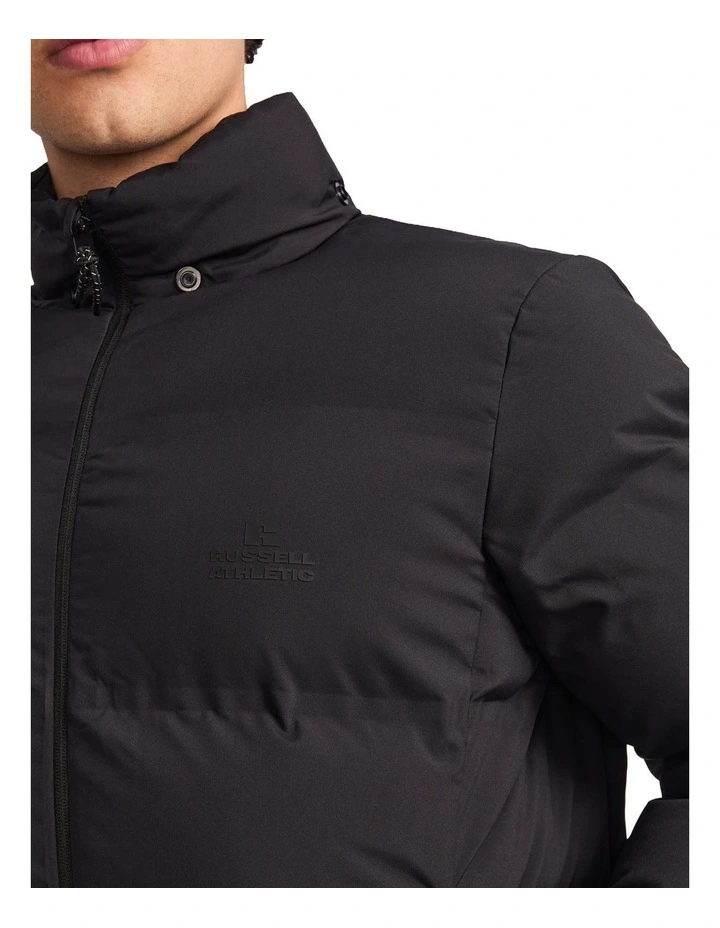 Bronx Mens Puffer Jacket - Black image 5