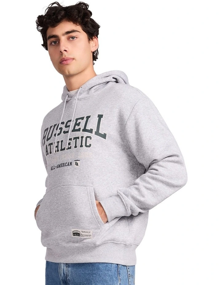 All American Hoodie - Grey Marle image 3