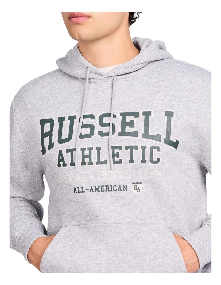 All American Hoodie - Grey Marle image 5