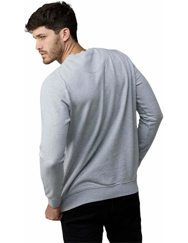 Crew Neck Fleece in Grey image 2