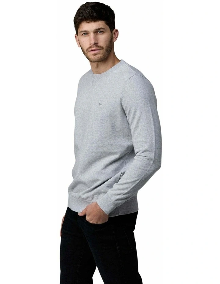 Crew Neck Fleece in Grey image 3