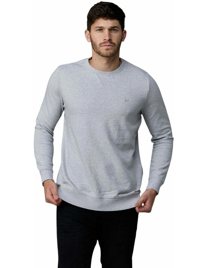 Crew Neck Fleece in Grey image 4
