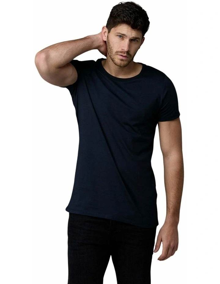 Fashion Tee in Navy image 4