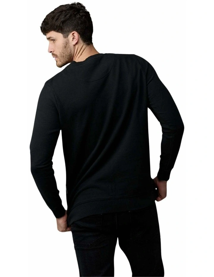 Crew Neck Fleece Black image 2
