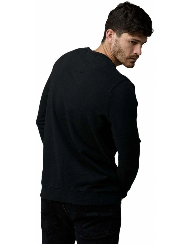 Crew Neck Fleece Black image 3