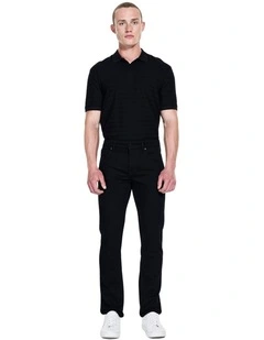 Angels Straight Leg Jeans in Black