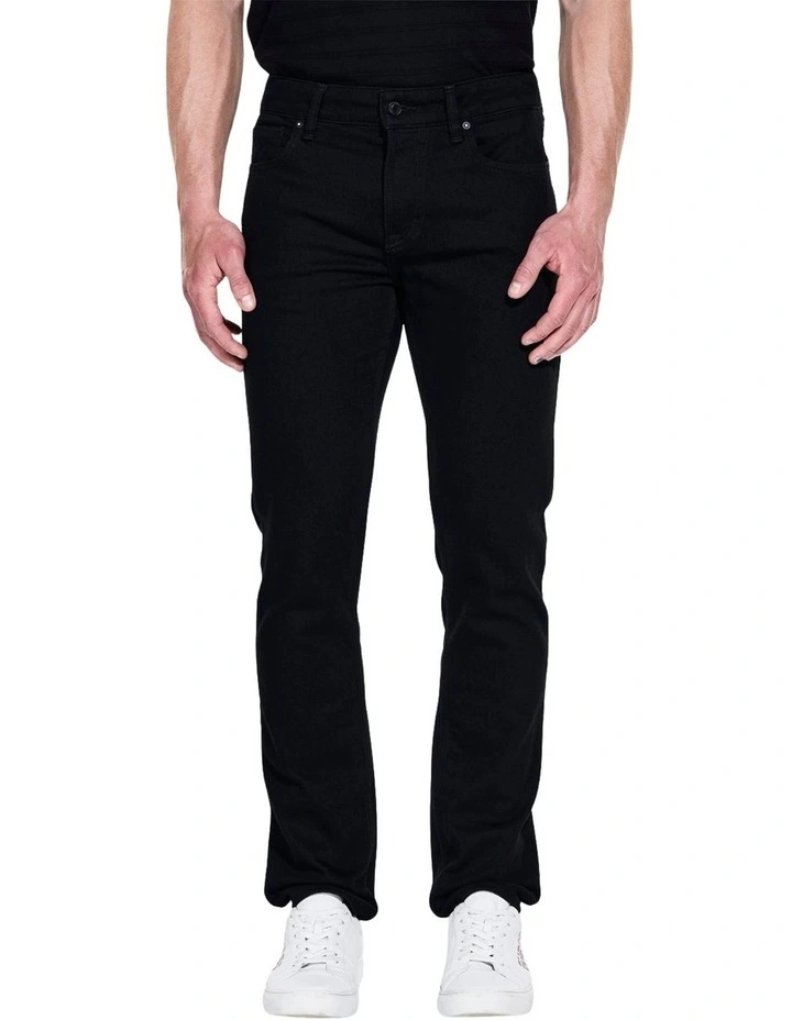 Angels Straight Leg Jeans in Black image 2