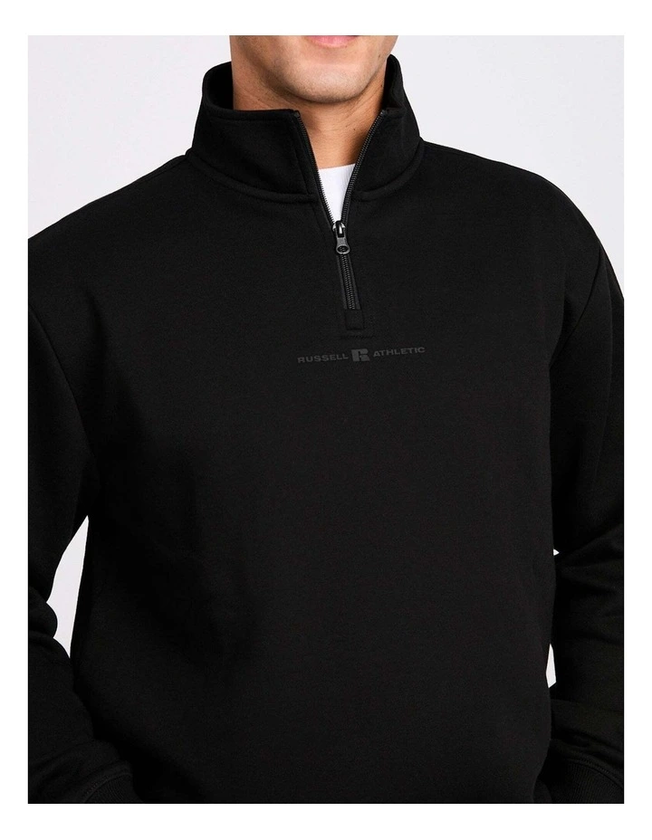 Brooklyn Men's Quarter Zip - Black image 4