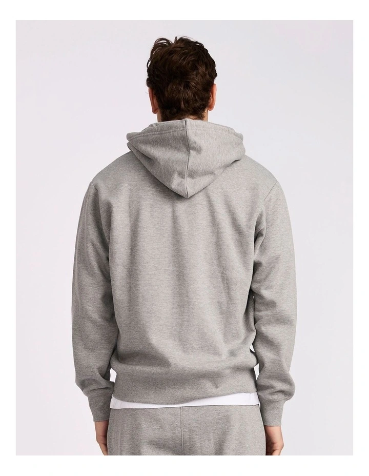 Brooklyn Men's Zip Through - Mid Grey Marle image 3