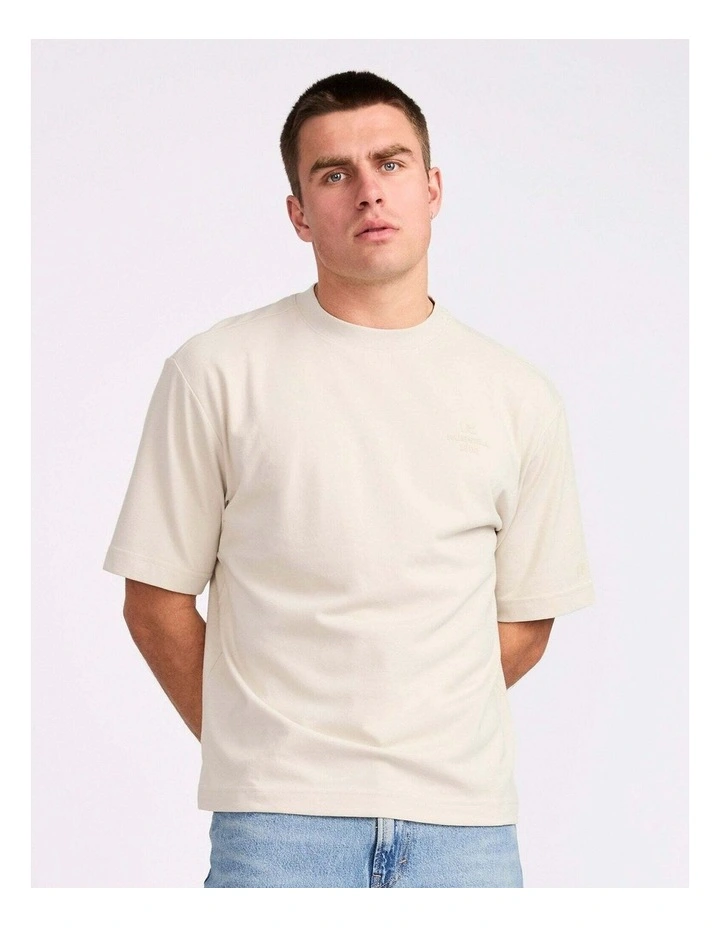 R Tech Leisure Mens Tee - White Sand image 1