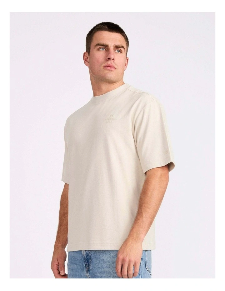 R Tech Leisure Mens Tee - White Sand image 2