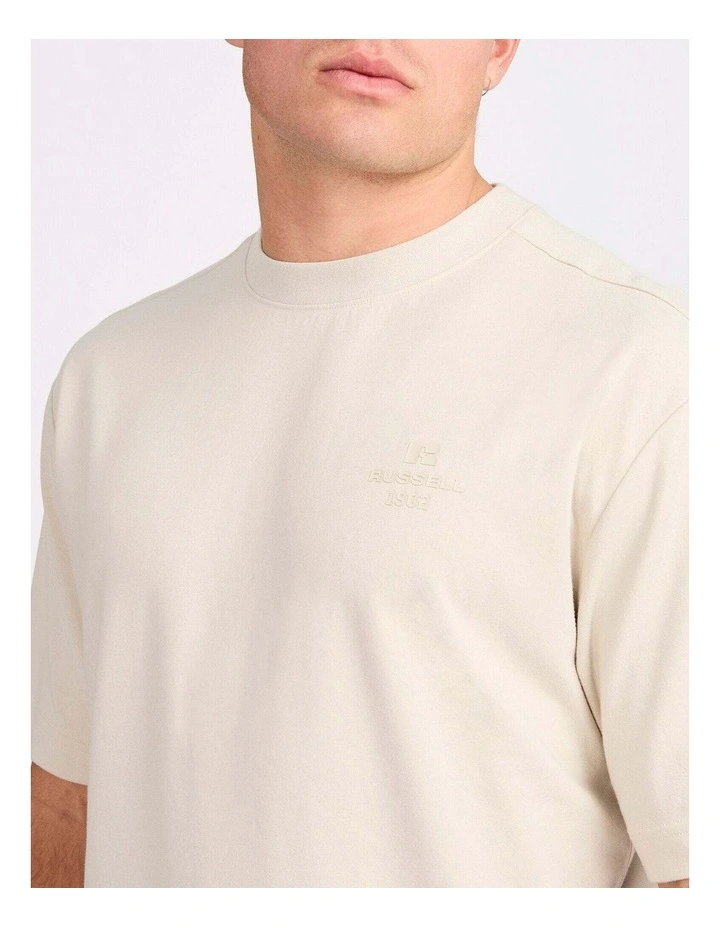 R Tech Leisure Mens Tee - White Sand image 4