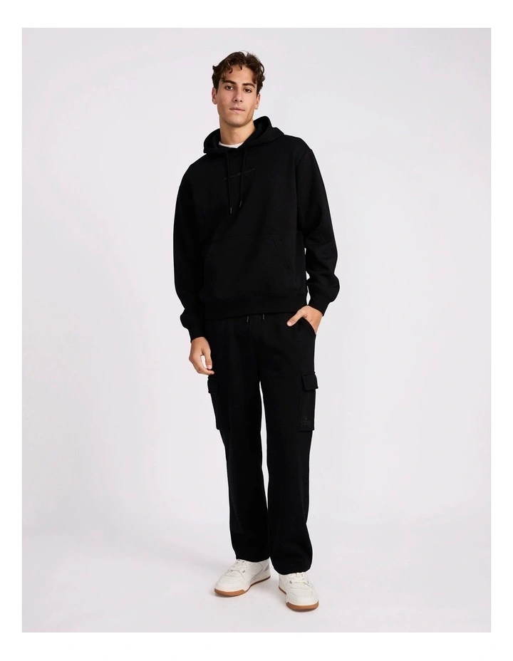 Brooklyn Men's Hoodie - Black image 5