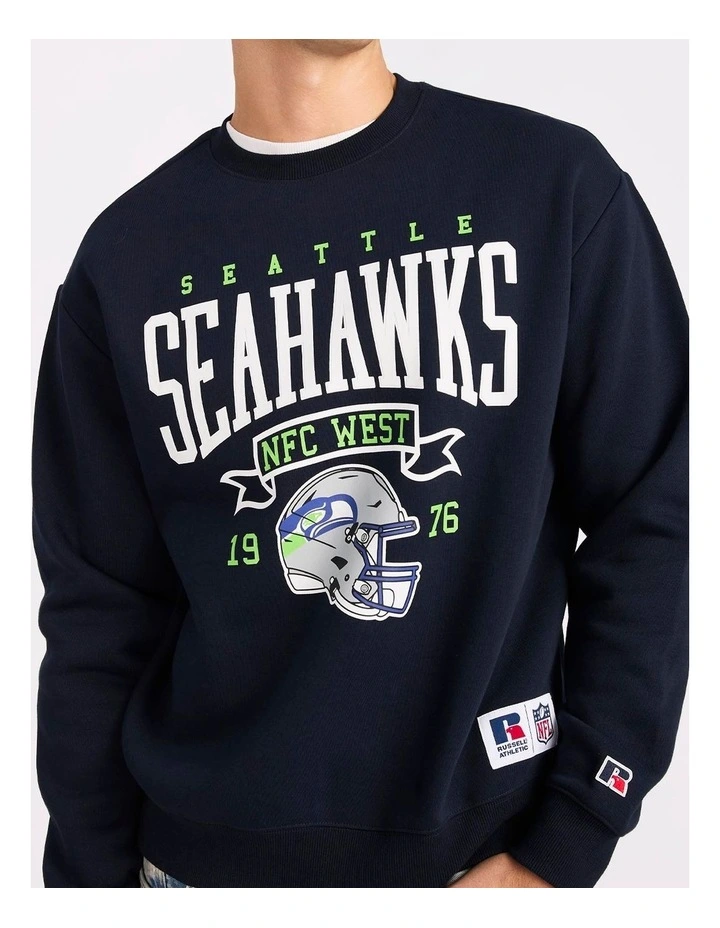NFL Seattle Seahawks Unisex Crew Sweat image 3