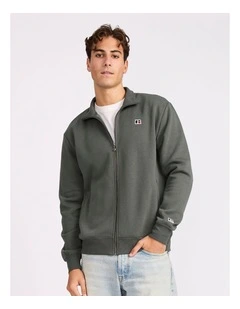 R Logo Mens Track Jacket - Spruce